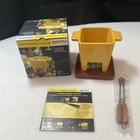 Boska Holland Dutch Collection Tapas Cheese Fondue 5pc Set Yellow Forks NEW