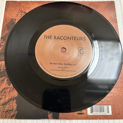 The Raconteurs Broken Boy Soldier (Live) / Blue Veins (KCRW Session) 7” Single - Imagen 3 de 4