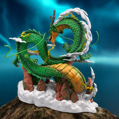 24 cm Dragon Ball PVC Figur - Goku & Shenron Anime Statue Sammlermodell