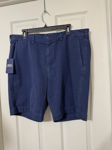 Polo Ralph Lauren Men’s Size 36 8-Inch Relaxed Fit Chino Blue Shorts - Picture 4 of 8