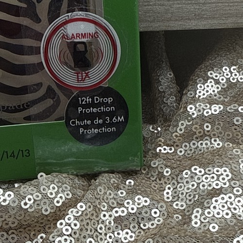 KATE SPADE iPhone 16e/15/14/13  Dark Zebra Print Protective Case BRAND NEW - Picture 5 of 5