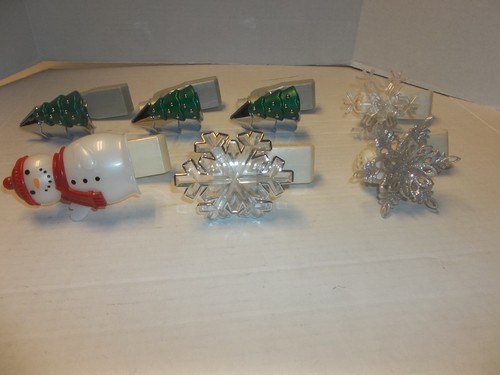 7 Stück Bath & Body Works Wandblumenstecker Weihnachtsmotiv gebraucht