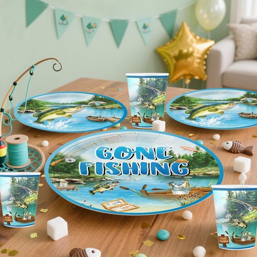 Confezione Forniture All-in-One per Feste di Pesca - Facile Installazione per Celebrazioni Memorabili - Foto 7 di 10