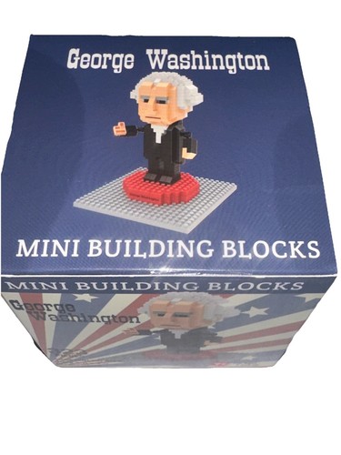 George Washington Mini Bausteine Mount Vernon Souvenir 323 Teile Neu - Bild 6 von 7