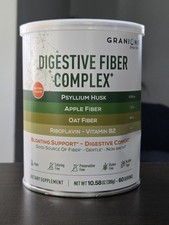 Digestive Fiber Complex Powder - Psyllium, Apple, Oat Unflavored 60 servings