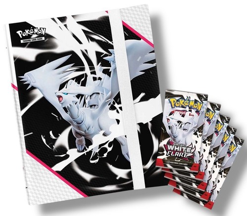 Pokémon TCG SV10.5 Black Bolt & White Flare Binder Colección Paquete - Juego de 2 - Imagen 3 de 11