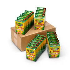Crayola Crayons Bulk 24 Packs 24 Colors Each Teacher Classroom Supplies