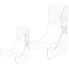  2 Pcs Small Plate Display Stand Tabletop Picture Rack Frame Holder