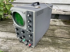 Heathkit Laboratory Oscilloscope Model 10-12 IO-12 Vacuum Tube Working SEE VIDEO