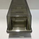 VTG Unbranded 3.5" Floppy Disk Holder Diskette Filing Tray Storage Box