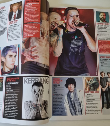 KERRANG! #1702 23rd DECEMBER 2017 MARILYN MANSON/BABY METAL/POSTERS - Picture 6 of 22