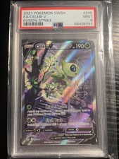 Celebi V (Alternate Full Art) 245/264 Swsh08: Fusion Strike Holo PSA 9