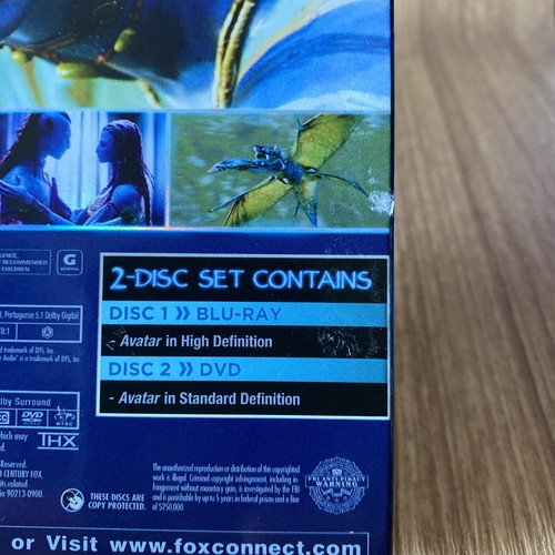 Avatar (Blu-ray + DVD, 2010, Widescreen, 2-Disc Set) Brand New SEALED - Picture 3 of 7