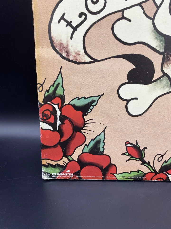 Ed Hardy “Love Kills Slowly Poster” 24 x 36 By Pyramid Posters 2007 Made In USA! - Image 2 of 4