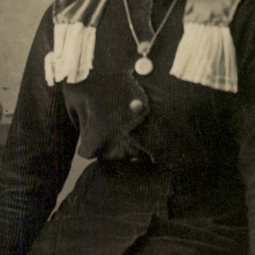 RPPC 1912 Postal de cuatro mujeres retrato - Juneau WI a Wisconsin leal - Imagen 3 de 5