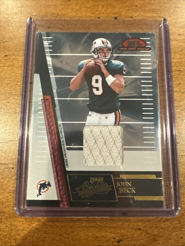 2007 Playoff Absolute Memorabilia John Beck RC Trikot Miami Dolphins - Bild 2 von 3