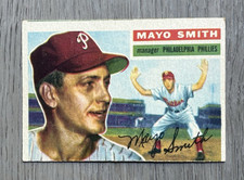1956 MLB Topps Baseball | Mayo Smith | #60 | Philadelphia Phillies