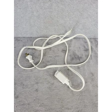 Leviton White Extension Cord 2 Outlet Splitter 2 Prong Plug 3ft