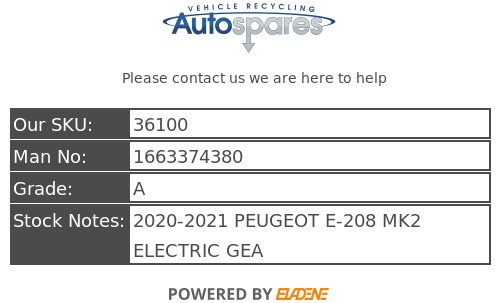 PEUGEOT E-208 MK2 2020-2021 ELECTRIC GEAR CONTROL ASSEMBLY 1663374380 - Picture 5 of 8