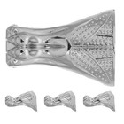  4 Stück Holzkoffer, Schmucktruhe, Aufbewahrungsbox-Füße, Eckenschutz,