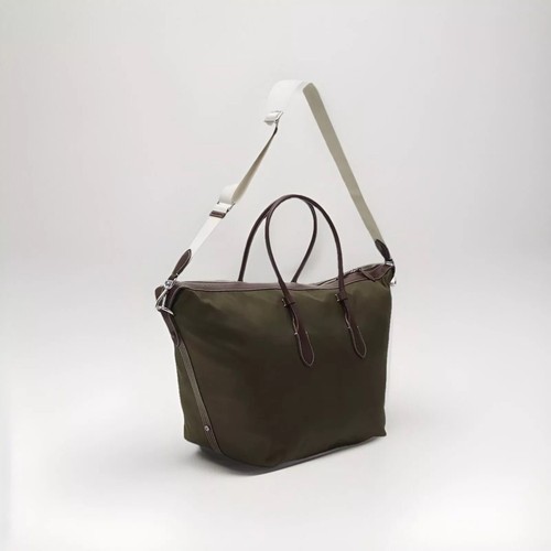 POLO RALPH LAUREN TOTE NYLON EXTRA LARGE TOTE BAG COMPANY OLIVE NWT $598 - Picture 2 of 7