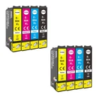 8 Ink Cartridge For use in Epson XP-2200 XP-2205 XP-3200 WF-2930DWF