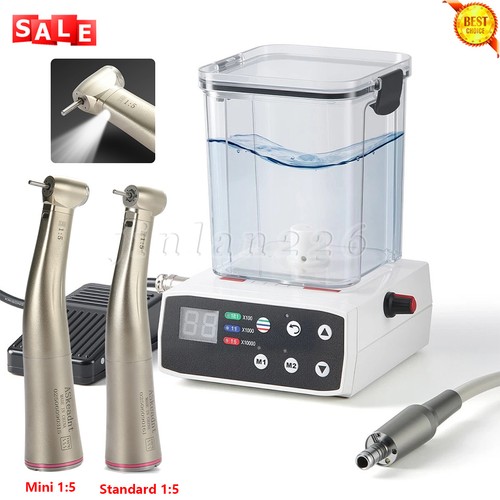 Dental Brushless LED Electric Micro Motor /1:5 Increasing Handpiece for Practice - Picture 2 of 40