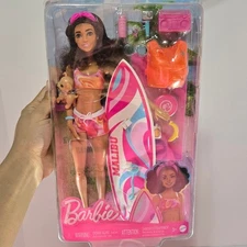 Barbie Malibu Doll with Surfboard