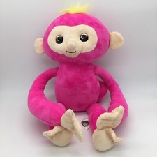 WowWee Fingerlings Hugs Bella Pink Baby Monkey Interactive Plush 15 Inc.Battery