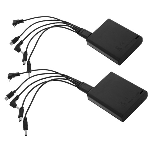 2 Pcs External Emergency Battery Supply Multi-jack Adapter - 第 12/12 張圖片