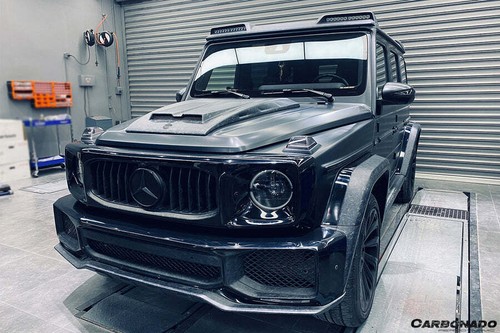 2019-2023 Mercedes Benz G-Class W464 G-Wagon BR Style Hood Scoop - Picture 5 of 5