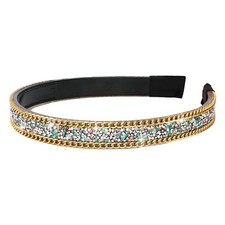 Rhinestone Headband Crystal Bling Rainbow Headband for Women Girls Hair Acces...