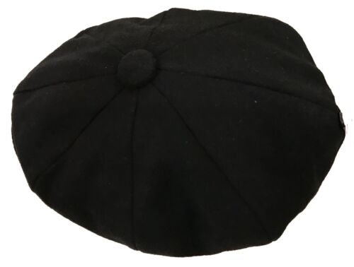 Applejack 8 Panel Newsboy Cabbie Driving Front Snap Wool Ivy Newsboy Cap Hat - Imagen 6 de 10