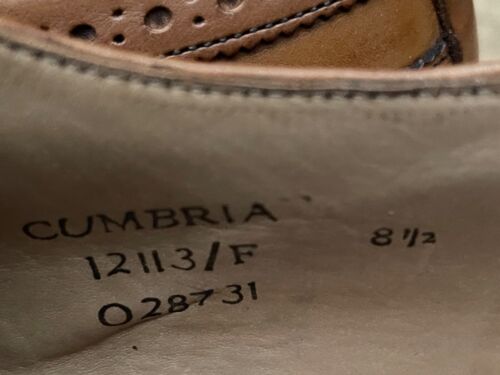 Zapatos Church's Cheaney para hombre calzado de pantorrilla Reino Unido 8,5 F EE. UU. 9,5 UE 42,5 F solo probados - Imagen 13 de 13