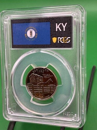 2001-S State Label Quarter - Kentucky - PCGS PR70DCAM - Top Grade! - Picture 9 of 13