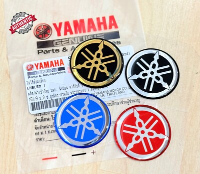 #ad YAMAHA STICKER LOGO TUNING FORK DECAL EMBLEM 12 55 mm quot; ALL COLOR ALL SIZE $7.99