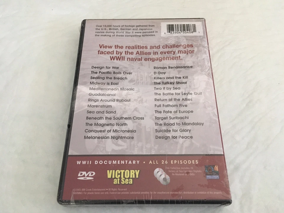 Victory At Sea DVD, 2005, 3-Disc Set Return Of The Allies NEW - Image 3 of 4