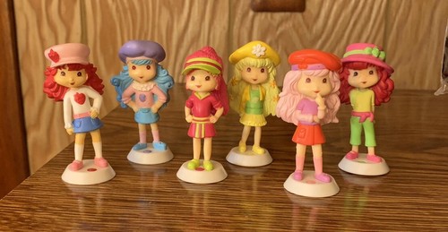 Strawberry Shortcake Berry Stylin’ 2,5” Puppe Komplettsatz 2006 Playmates RAR - Bild 1 von 7