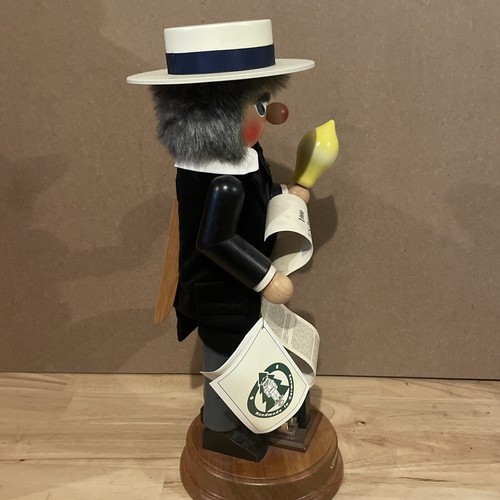 Christian Ulbricht Thomas Edison 17" German Nutcracker Limited 1500 Signed TWICE - Picture 10 of 15
