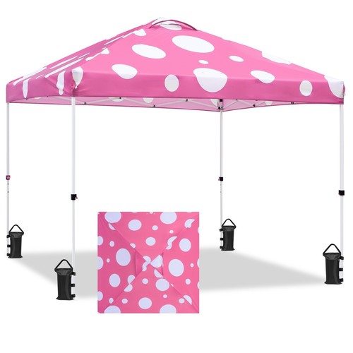 EAGLE PEAK 10x10 Pop Up Canopy Tent Easy Set up Straight Leg Folding Shelter - Picture 139 of 454
