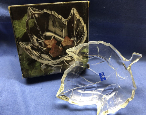 Vintage Decorative Leaf Plate Bowl Studio Nova Candy Dish New in Box - Picture 3 of 7