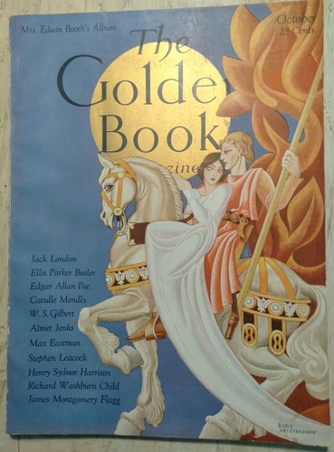 Oktober 1929 Goldenes Buch Jack London James M Flagg Boris Artzybasheff Kunsteinband