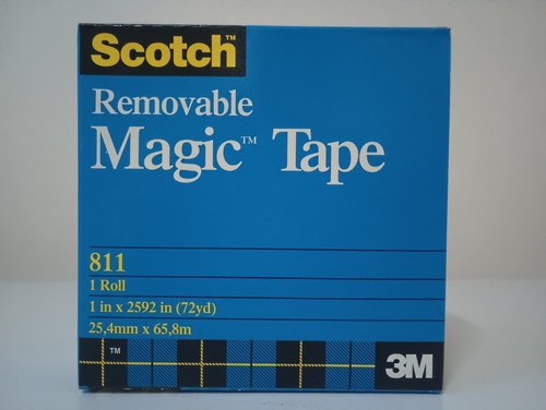 Scotch 3M -811 Removable Magic Tape, 1 X 72 Yds.