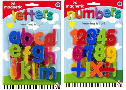 Large Magnetic Letters Alphabet & Numbers Fridge Magnets Toys Kids Learning - Picture 28 of 32