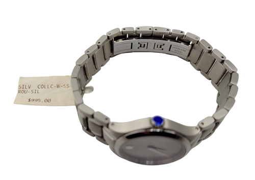 MOVADO Swiss Collection Stainless Steel Silver Dial Silver Tone Women's Watch - Picture 3 of 7