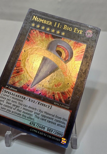 Number 11: Big Eye BPW2-EN102 Ultra Rare 1st Edition Yugioh 6173 - Picture 2 of 13