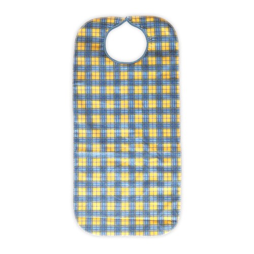 Delantal grande impermeable para adultos babero lavable para comer babero largo, resistente a los líquidos - Imagen 4 de 12
