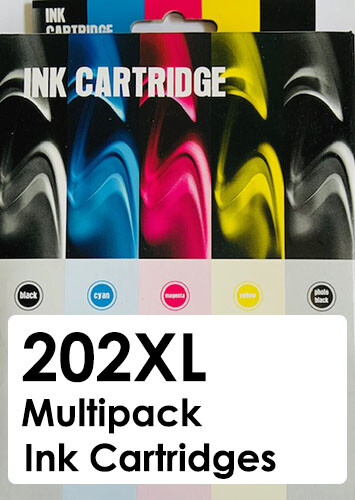 202XL Multipack 5 Tintenpatrone Komplettset für Epson XP6005 XP6105 202 Nicht-Original-Zubehör-Hersteller - Bild 1 von 1