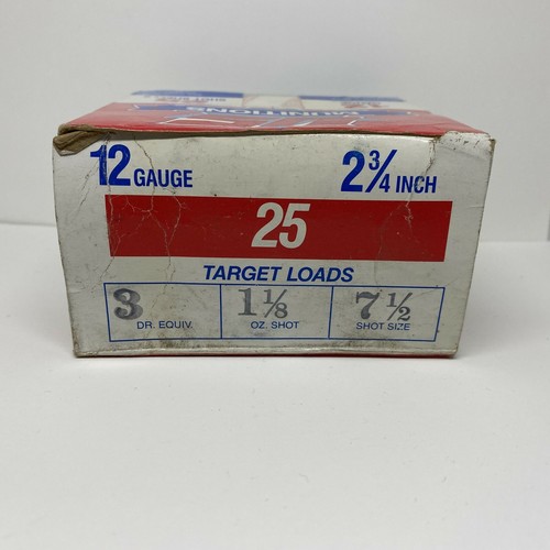 Vtg US Munitions Empty Shotgun Shell Box 12 Gauge 25 ct - Picture 5 of 7