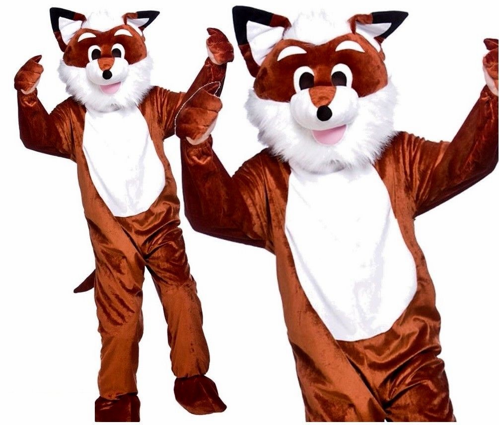 Adulto uomo unisex Fantastic Mr Fox Mascotte Costume Libro Settimana Costume animali
